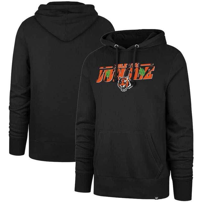 Cincinnati Bengals '47 Regional Headline Jungle Pullover Hoodie Black,We sell and wholesale Cincinnati Bengals '47 Regional Headline Jungle Pullover Hoodie Black on line form chian!